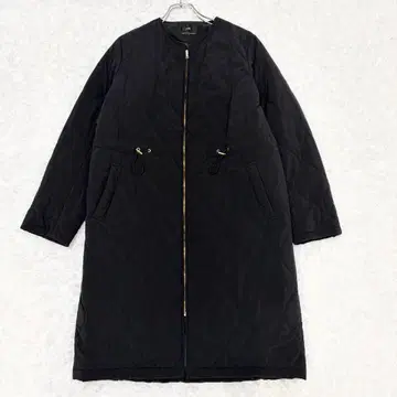 [새상품급 2023AW] 23구 발수 가공 충전솜 롱 패딩 아우터 블랙