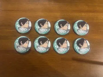 하이큐 쿠니미 아키라 캐릭터 캔뱃지 문구 카페 8개