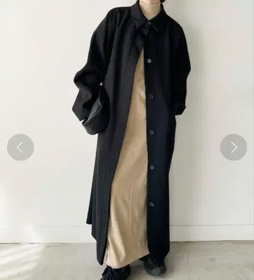 새상품 select MOCA by son 헤링본 롱 스텐카라 코트