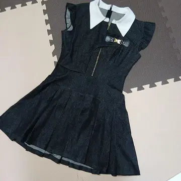 RANDY 란디 비대칭 데님 원피스 M