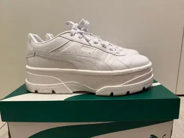 푸마 RIVO 스니커즈 통굽 25.5cm 화이트