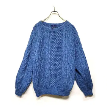 90's CRESENT MAX 피셔맨 케이블 니트 아란 니트