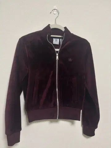 adidas 벨로아 저지 버건디