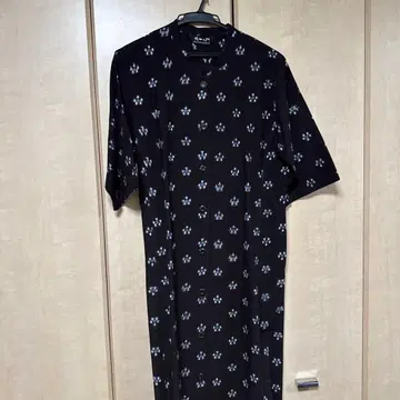 반팔 셔츠 원피스 블랙