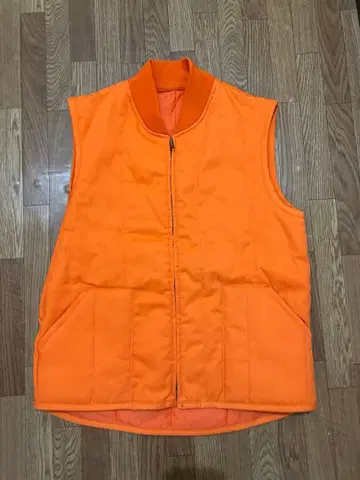 3일 한정 80's 90's Dickies USA제 충전솜 오렌지 베스트