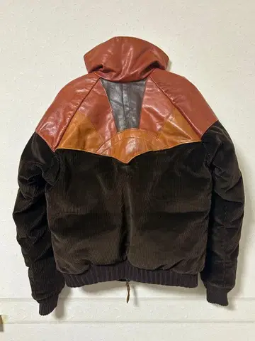 70s 80s 파우더 혼 패치워크 자켓