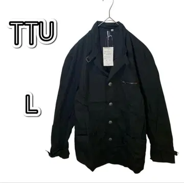 택 포함 새상품 TTU 겉옷 아우터 점퍼 블랙 방한 코트 L