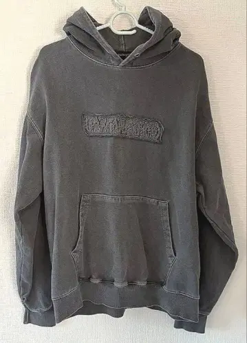 Mahagrid 후드 부착 후드티 M 사이즈 그레이 현진 스키즈