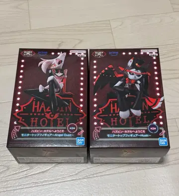 해즈빈 호텔 모니터 탑 피규어 2체 세트 엔젤 더스트 허스크