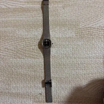 ROGAR 스퀘어 페이스 손목시계 실버