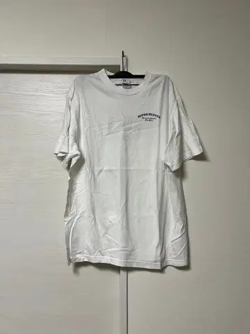 SUPERBEAVER/비치T셔츠/화이트/XL 사이즈