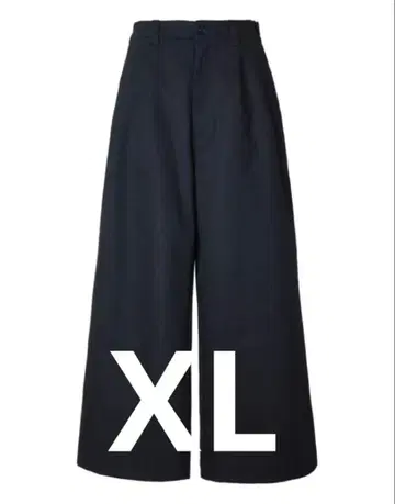 FEELS WIDE TUCKED TROUSERS BLACK