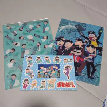 오소마츠 6쌍둥이 클리어 파일 2장 세트 씰