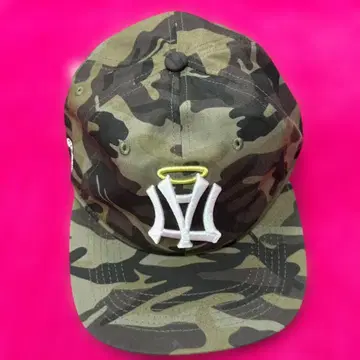 aeae 카모 패턴 NY 로고 자수 캡