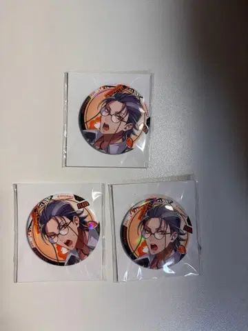 히프노시스 마이크 캔뱃지 츠츠지모리 로쇼 3개