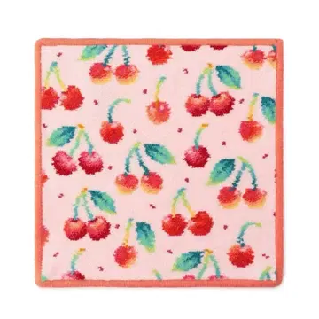 페이러 체리 도트 체리 손수건