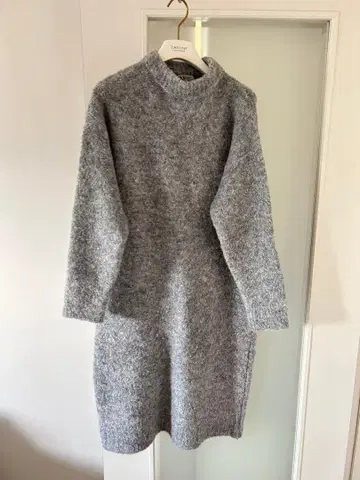 nano universe 그레이 하이넥 니트 원피스