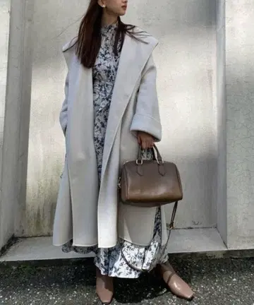 [ SNIDEL ] 파이핑 후드 코트