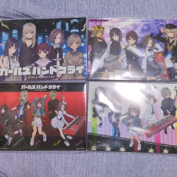 걸즈 밴드 크라이 비주얼 보드 총 4종 세트