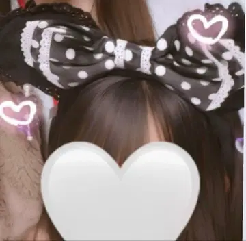 디즈니 디즈니 머리띠 도트 블랙 도트 리본 귀찌 머리띠