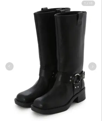 미라 오웬 바이커 미들 부츠