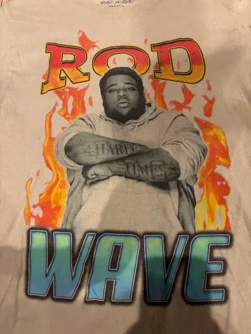 로드 웨이브 Rod Wave 랩T 하드 웨이브