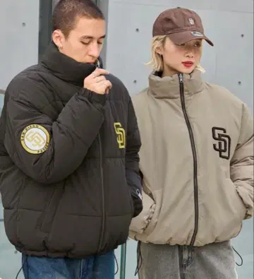 파드레스 다운 자켓 MLB 리버서블