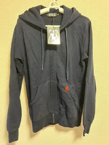 초레어 새상품 HYSTERIC GLAMOUR 네이비 풀 집업 후드티 M