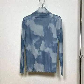 CIAO PANIC 차오패닉 시어 탑 블루 하이넥