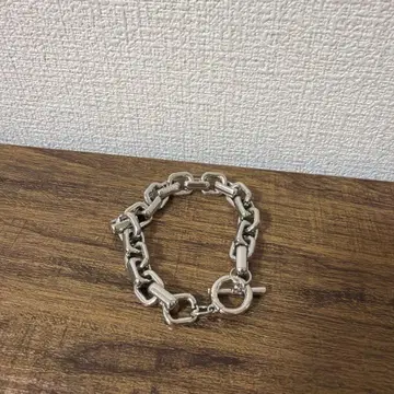 실버톤 체인 링크 팔찌