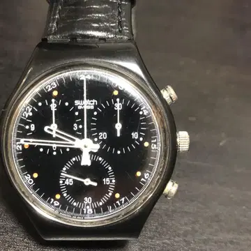 Swatch 월스트리트 빈티지 블랙 sbc106