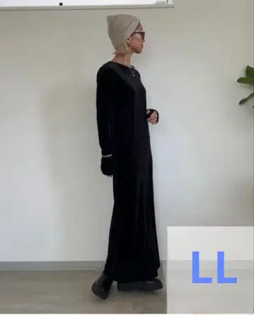 시마무라 x anna 콜라보 벨로아 원피스