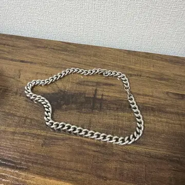 실버 체인 목걸이 미디엄