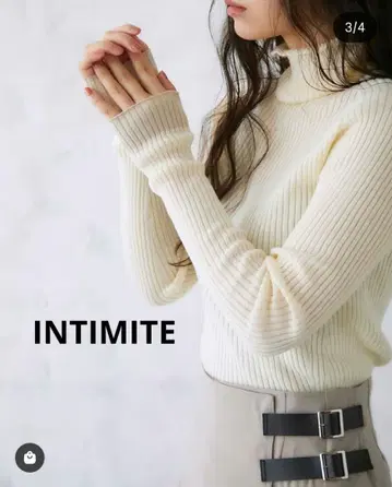 INTIME 홀가먼트 터틀 니트