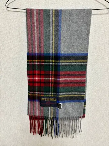 TWEEDMILL 타탄 체크 머플러