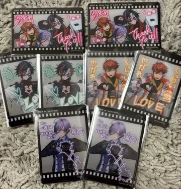 세븐일레븐 한정판 니지산지 3SKM 오리지널 클리어 카드