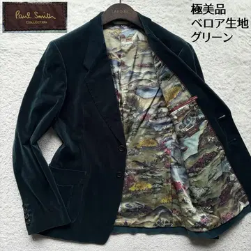 [ 샘플 ] 폴스미스 컬렉션 테일러드 자켓 벨로아 안감 올 패턴