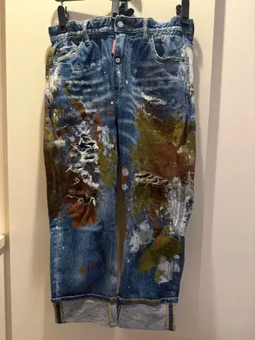 DSQUARED2 빅 브라더 46 페인트 가공 데님