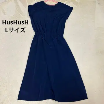 네이비 반팔 롱 원피스 사이즈 3