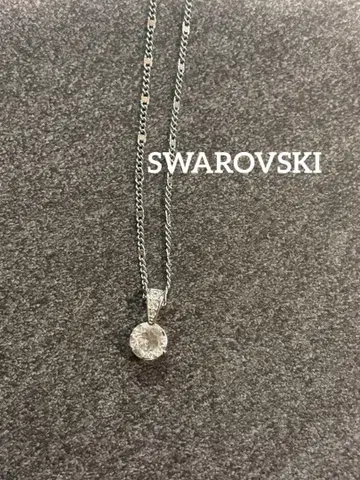 스와로브스키 SWAROVSKI 목걸이 실버