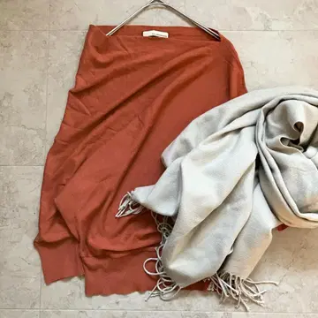 GALLARDAGALANTE 돌먼 니트 오렌지 체형 커버 아지메