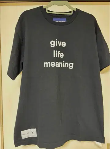 DESCENDANT 티셔츠 사이즈 2 give life meaning