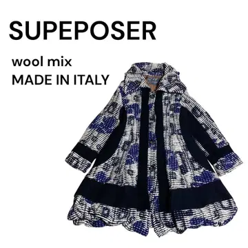 SUPEPOSER 스푸포저 울 벌룬 코트 M 사이즈 이탈리아제