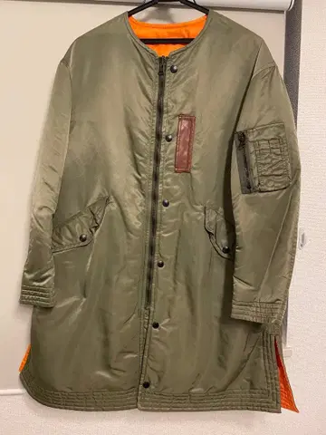 A x BEAMS BOY / 별주 플라이트 리버서블 코트