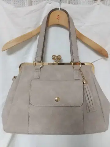 가마구치 숄더백 사선 가케 핸드백 와양절충