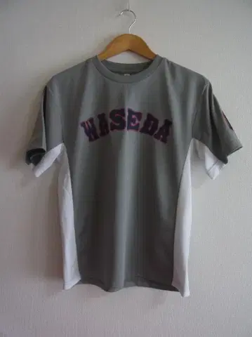 와세다 실업 고교 야구 드라이 유니폼 트레이닝 T셔츠 M