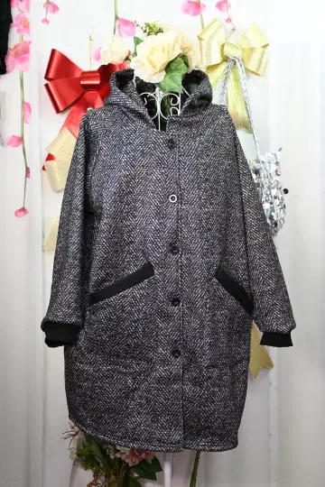 새상품 추가 OFF 안감 플리스 따뜻한 후드 부착 인텔리 자켓 9081