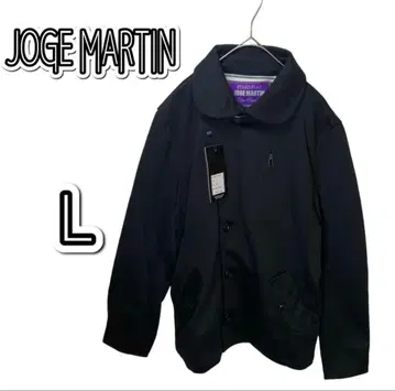 택 포함 새상품 JOGE MARTIN 조지 마틴 블루종 블랙 L