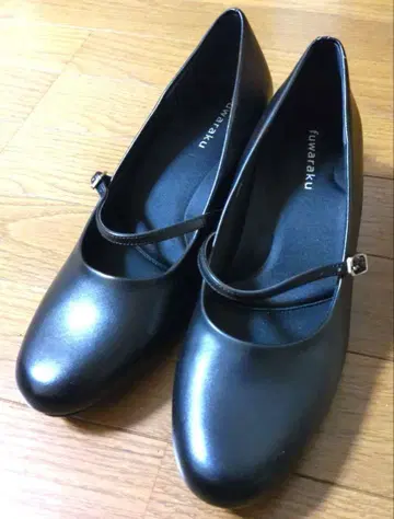 fuwaraku 블랙 펌프스 24.5cm