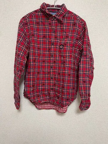 미키하우스 체크 셔츠 S 사이즈 새상품급